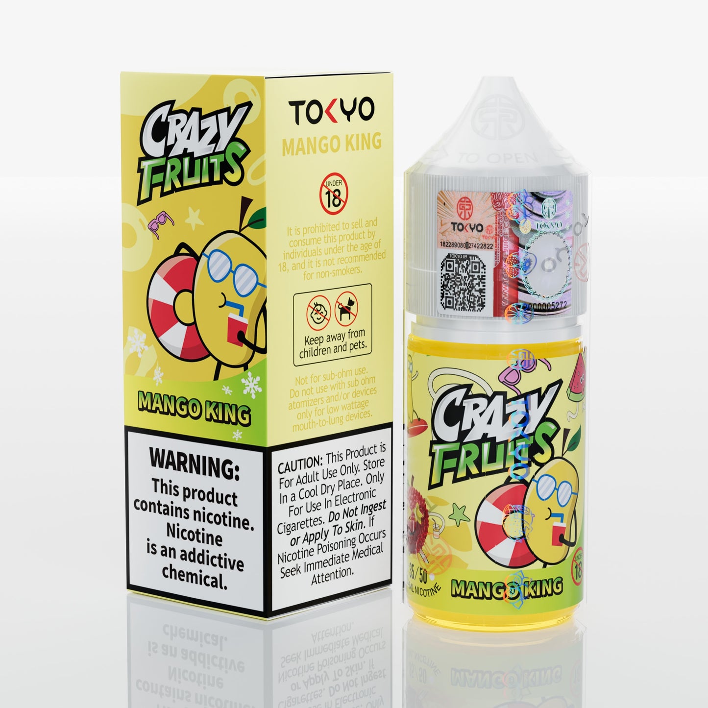 Tokyo Crazy Fruits Mango King Kiwi 30ml