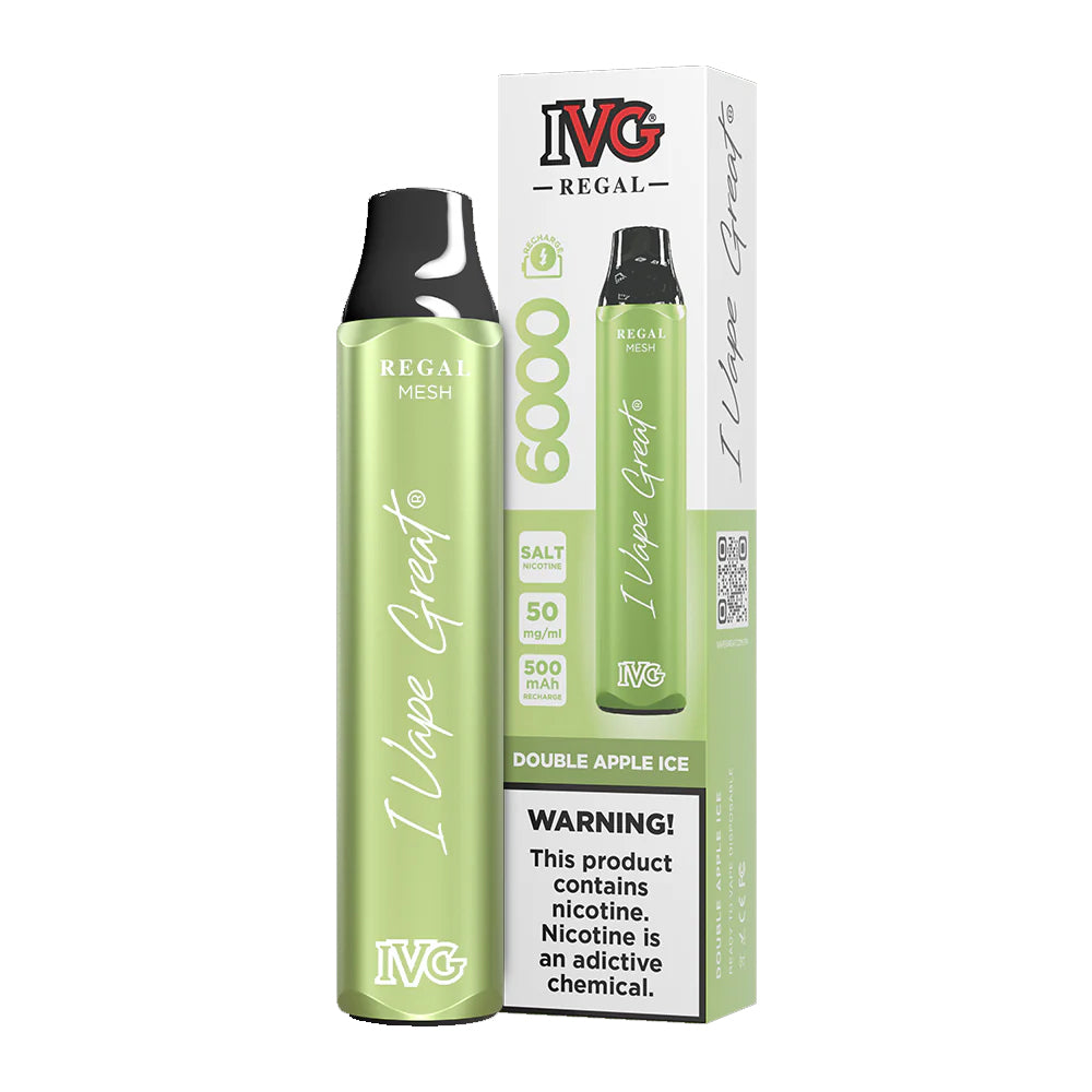 IVG Regal Double Apple Ice - 6000 Puffs Disposable