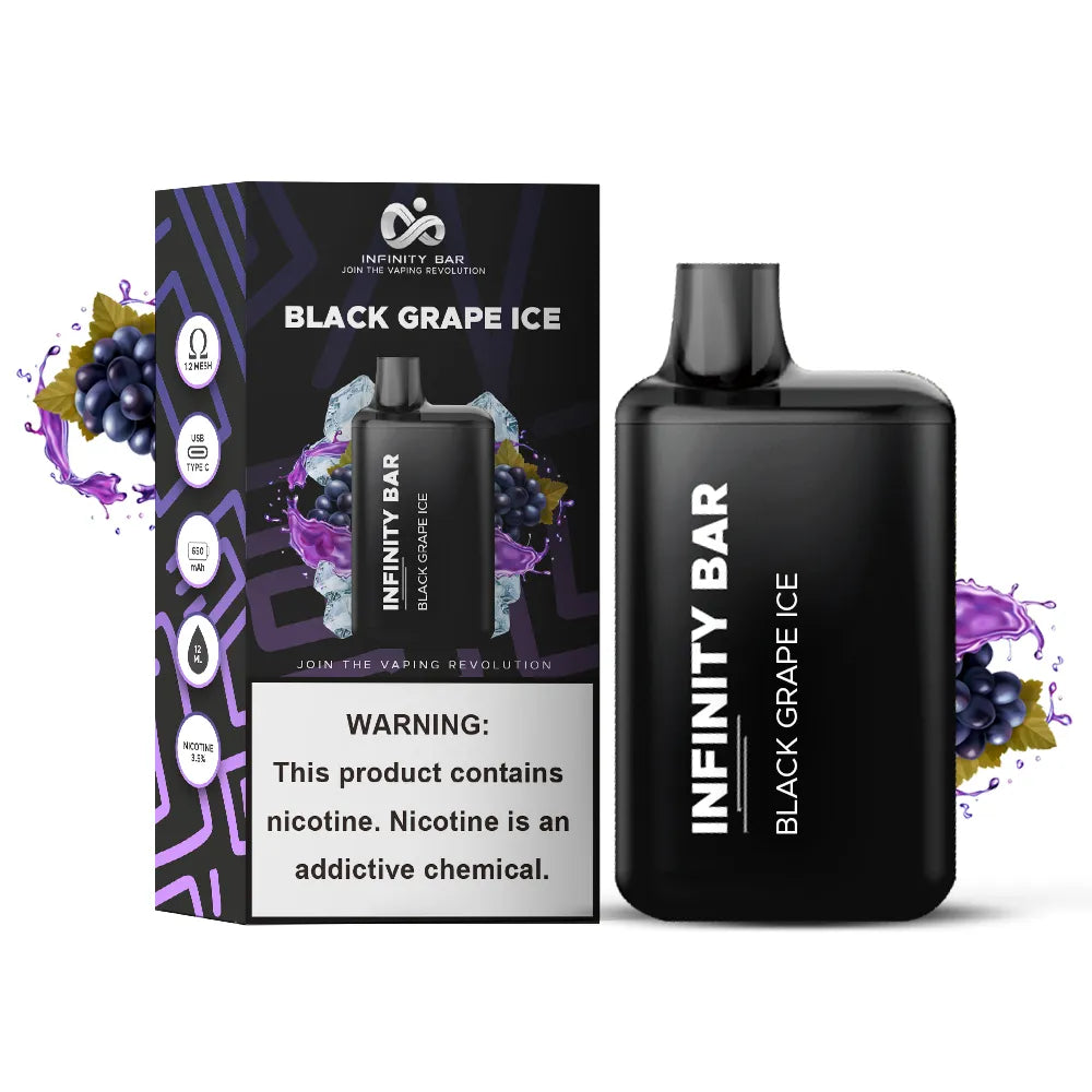 Infinity Bar Black Grape Ice - 5000 Puffs Disposable