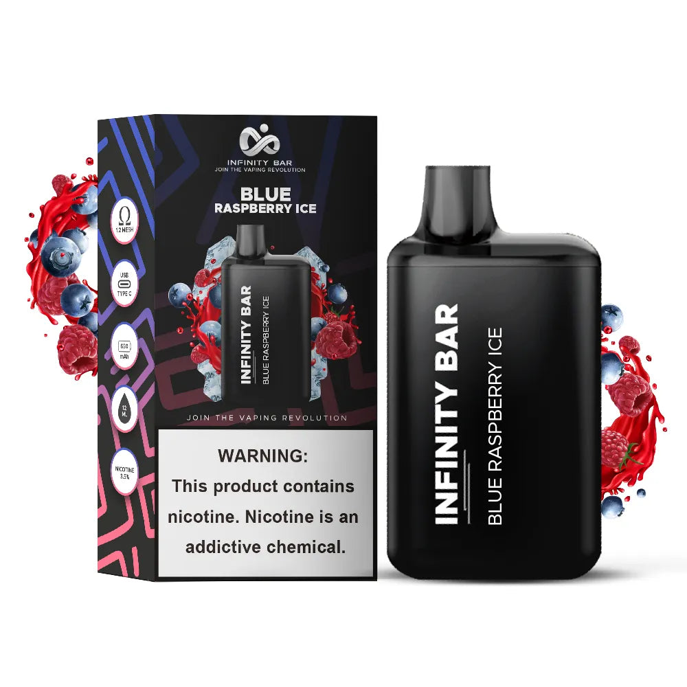 Infinity Bar Blue Raspberry Ice - 5000 Puffs Disposable