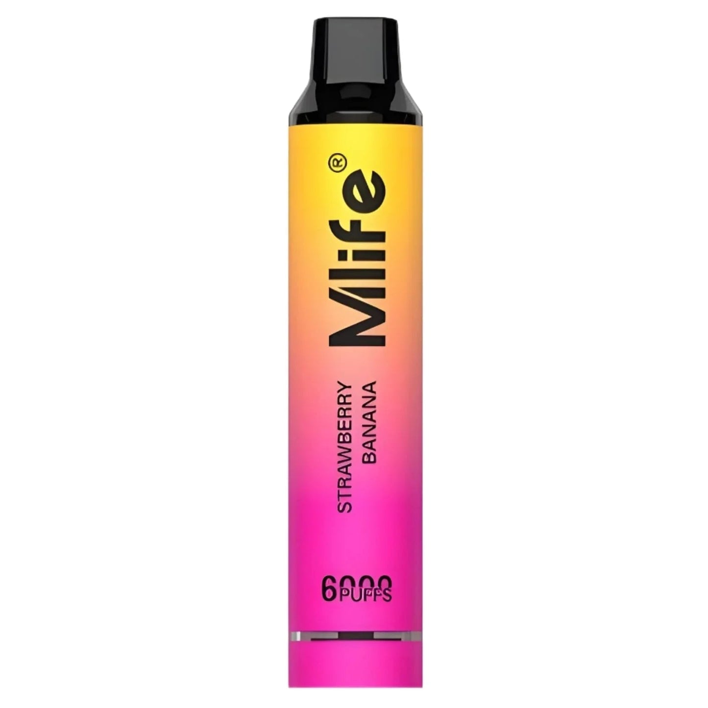 Mlife Strawberry Banana - 6000 Puffs Disposable