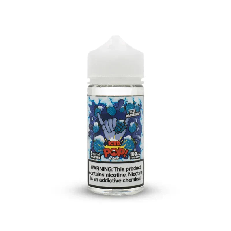 Pop Vapors Blue Raspberry Iced 100ml