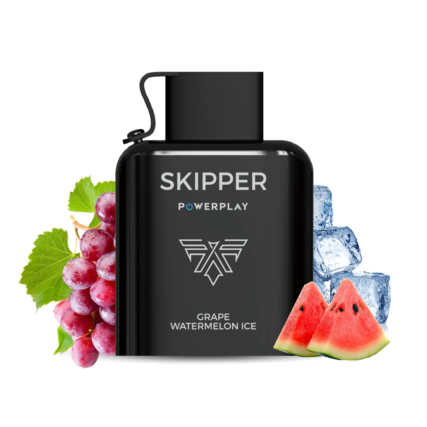 Skipper Powerplay Grape Watermelon Ice Icetronic Series - 16,000 Puffs Disposable