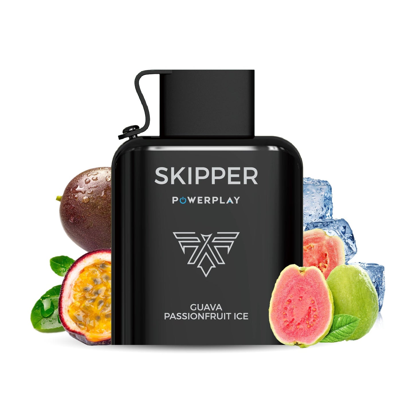 Skipper Powerplay Guava Passionfruit Ice Icetronic Series - 16,000 Puffs Disposable