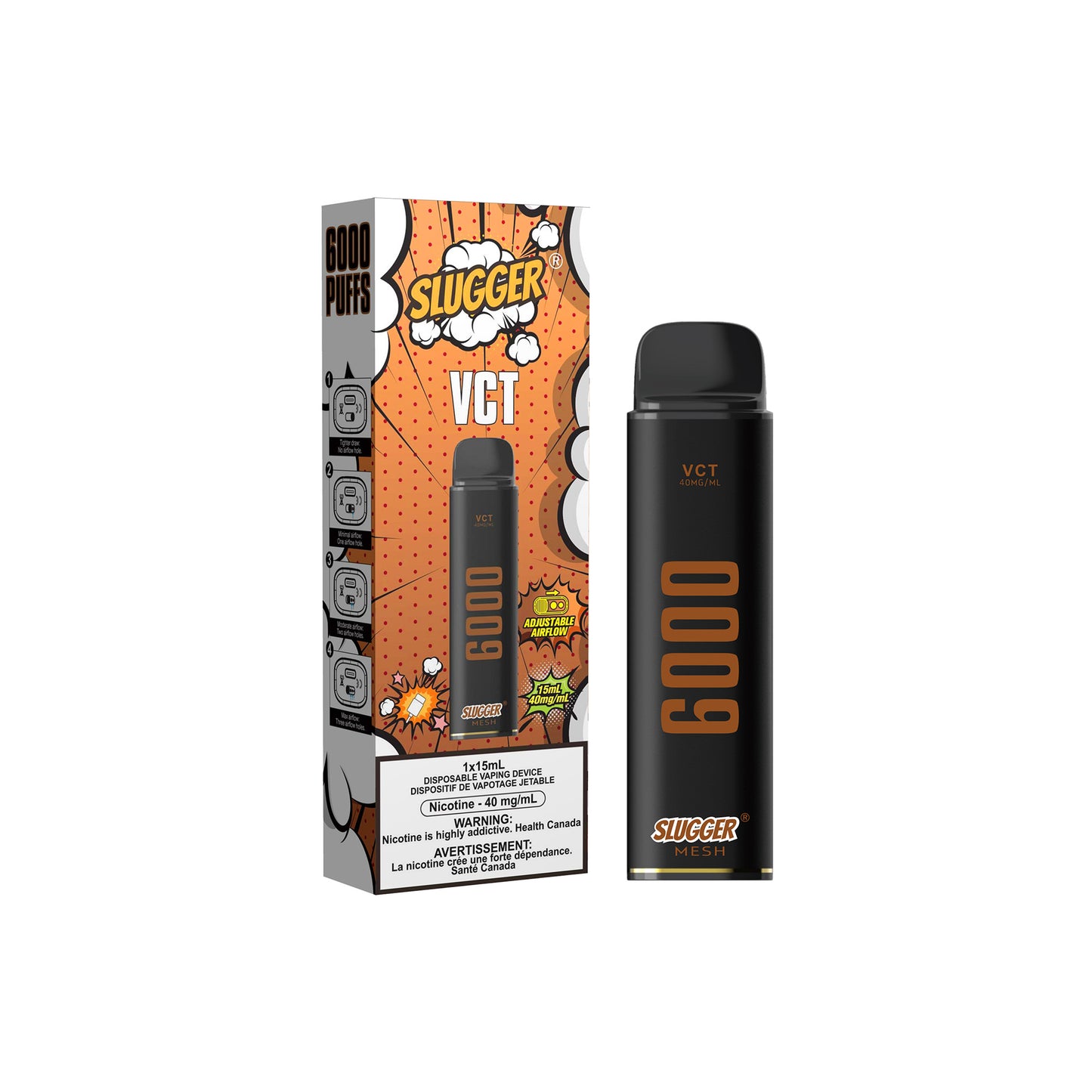 Slugger VCT - 6000 Puffs Disposable