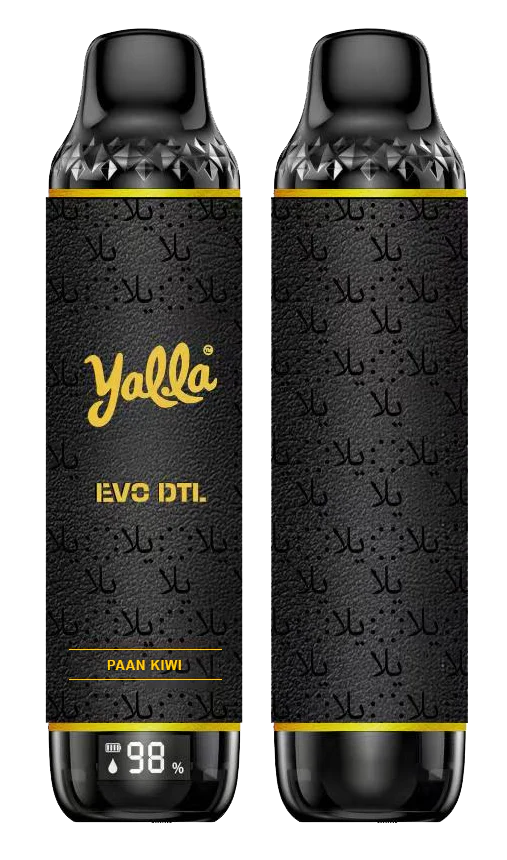 Yalla EVO DTL Paan Kiwi - 12,000 Puffs Disposable