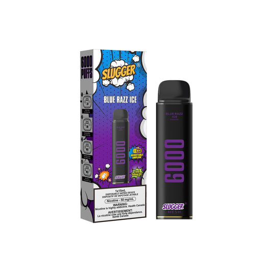 Slugger Blue Razz Ice - 6000 Puffs Disposable