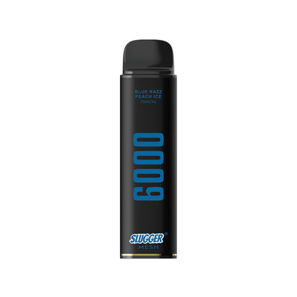 Slugger Blue Razz Peach Ice - 6000 Puffs Disposable