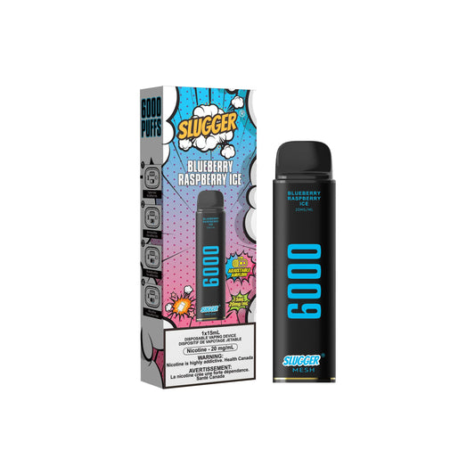 Slugger Blueberry Raspberry Ice - 6000 Puffs Disposable
