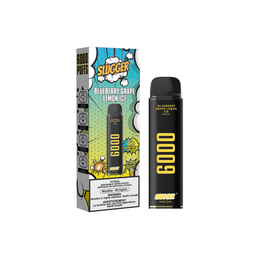 Slugger Blueberry Grape Lemon Ice - 6000 Puffs Disposable