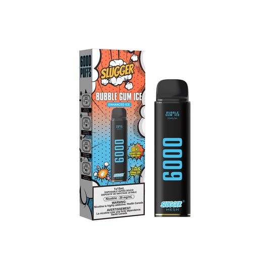 Slugger Bubblegum Ice - 6000 Puffs Disposable