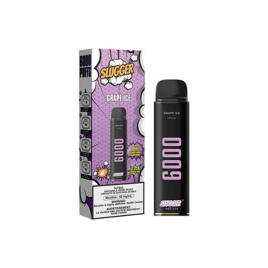 Slugger Grape Ice - 6000 Puffs Disposable