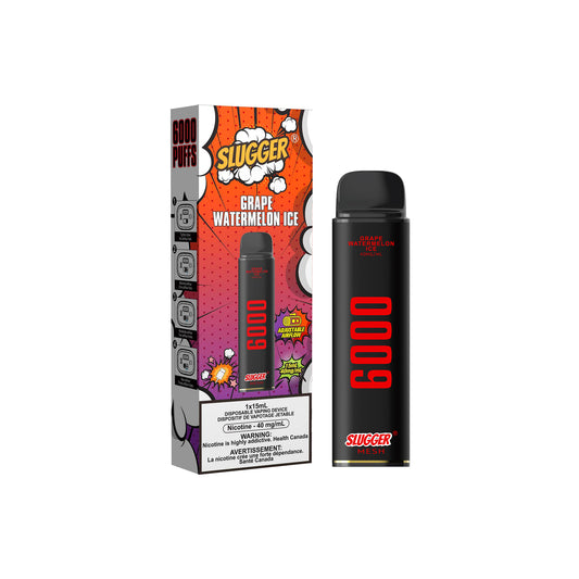 Slugger Grape Watermelon Ice - 6000 Puffs Disposable