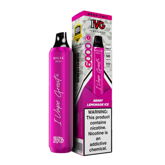 IVG Regal Berry Lemonade Ice - 6000 Puffs Disposable