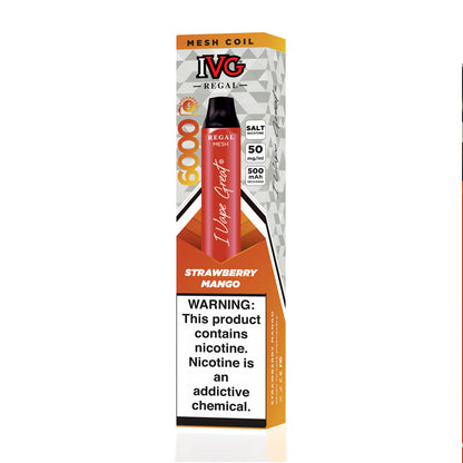 IVG Regal Strawberry Mango Ice - 6000 Puffs Disposable