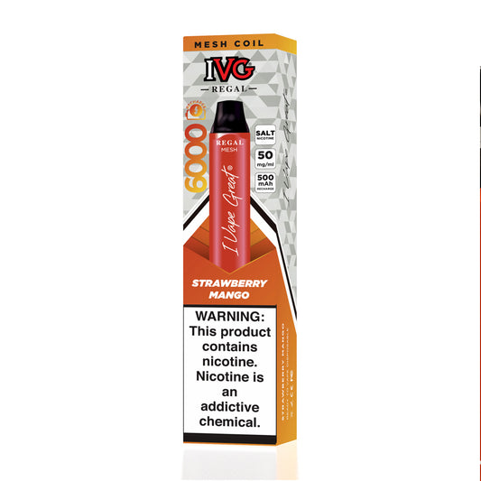 IVG Regal Strawberry Mango Ice - 6000 Puffs Disposable