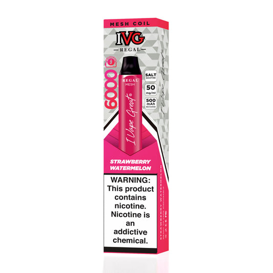 IVG Regal Strawberry Watermelon Ice - 6000 Puffs Disposable