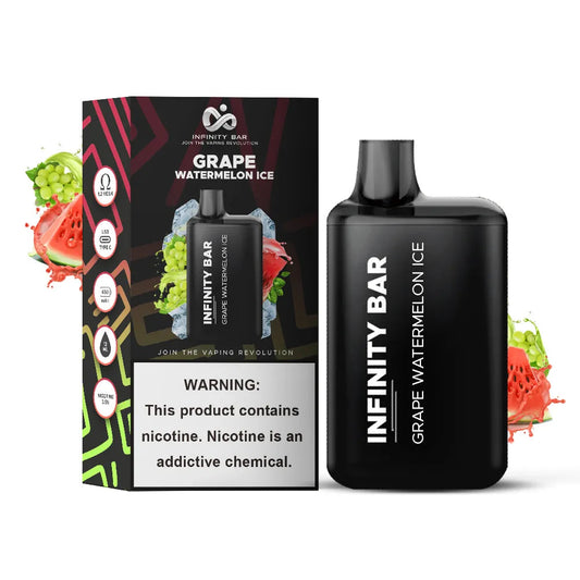 Infinity Bar Grape Watermelon Ice - 5000 Puffs Disposable