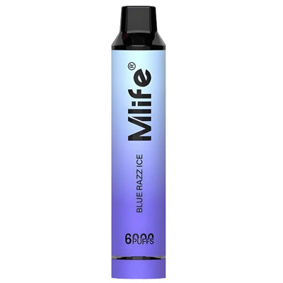 Mlife Blue Razz Ice - 6000 Puffs Disposable