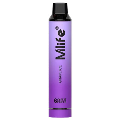Mlife Grape Ice - 6000 Puffs Disposable