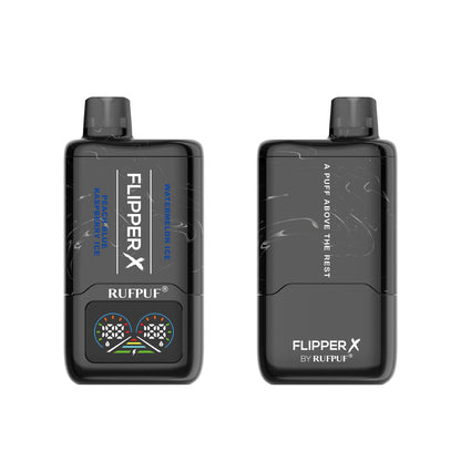 Flipper X By Rufpuf Peach Blue Raspberry Ice + Watermelon Ice - 20,000 Puffs Disposable