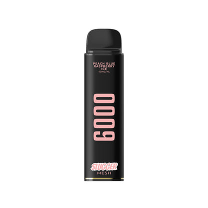 Slugger Peach Blue Raspberry Ice - 6000 Puffs Disposable