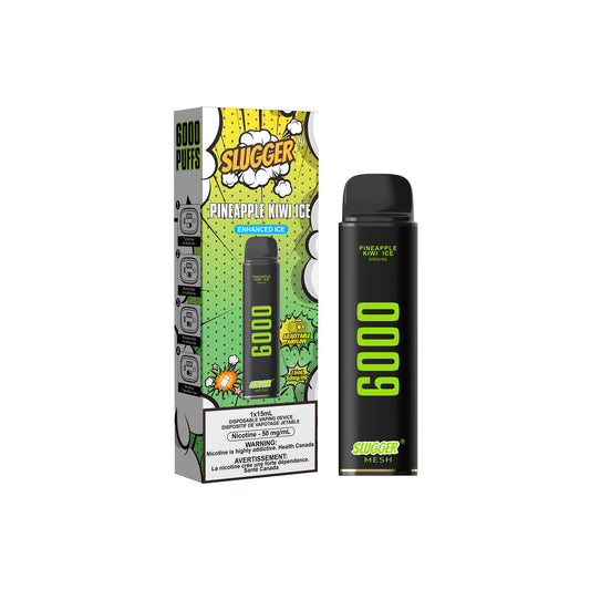 Slugger Pineapple Kiwi Ice - 6000 Puffs Disposable