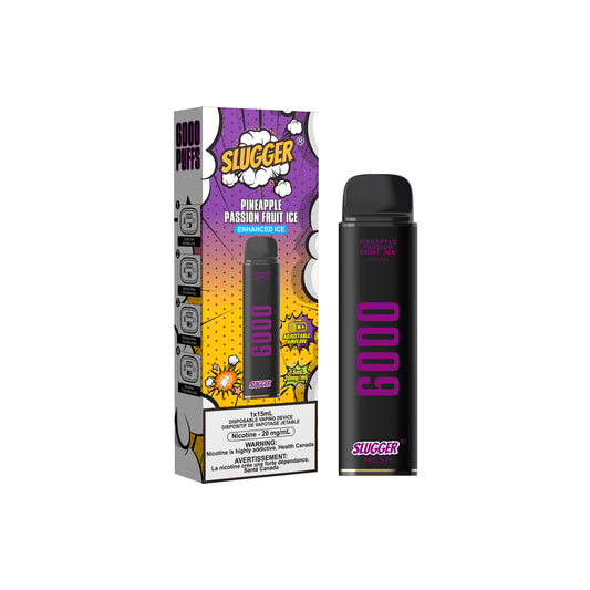 Slugger Pineapple Passionfruit Ice - 6000 puffs Disposable