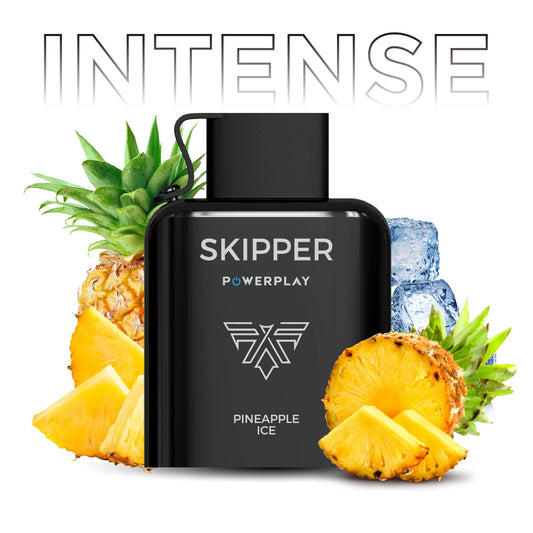Skipper Powerplay Pineapple Ice Intense Series - 16,000 Puffs Disposable