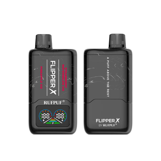 Flipper X By Rufpuf Strawberry Watermelon Ice + Pineapple Ice - 20,000 Puffs Disposable